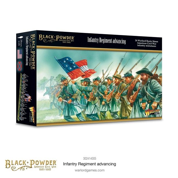 Black Powder ACW: Infantry Regiment Advancing