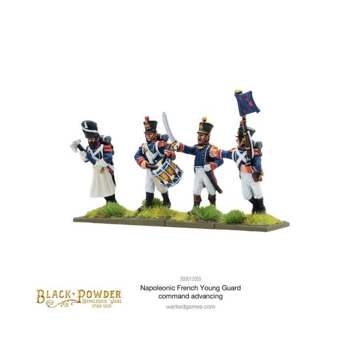 Black Powder: French Young Guard Command Advancing