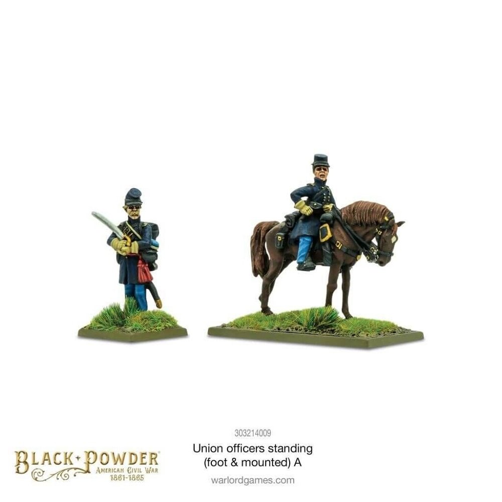 Black Powder: Union Officers Standing A (Foot & Mounted)