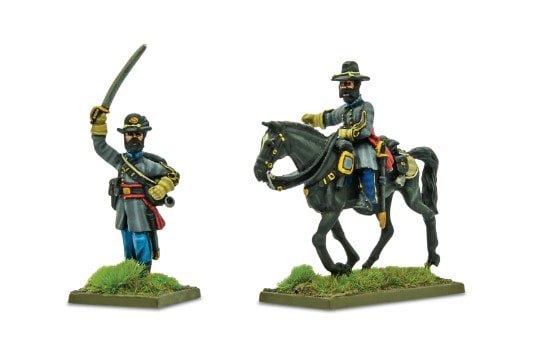 BP: Confederate Officers Standing (Mounted & Foot) B