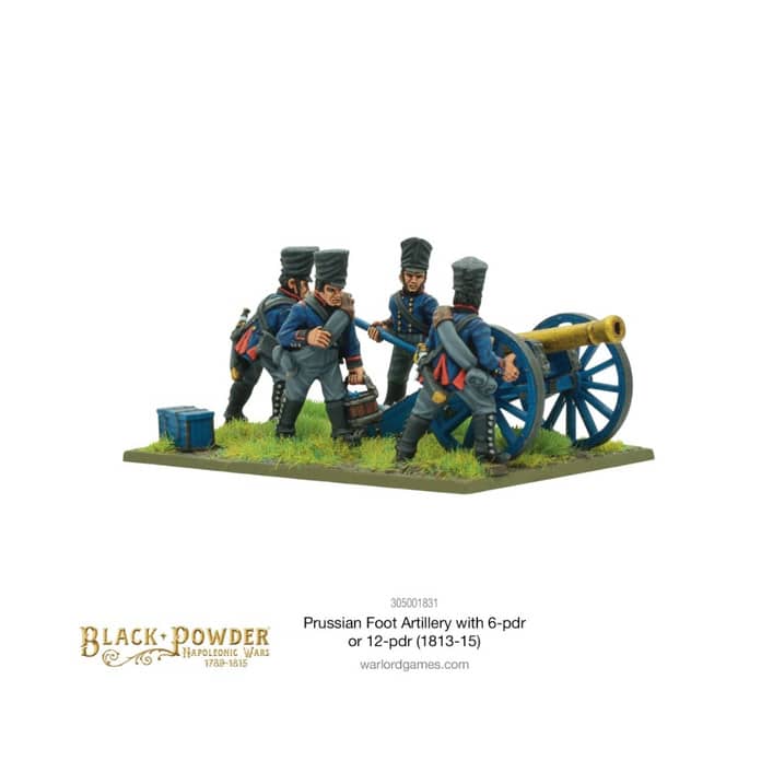 Black Powder: Napoleonic Prussian Foot Artillery 6 or 12 pdr