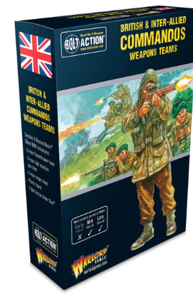 Bolt Action: British & Inter-allied Commandos Weapons Teams