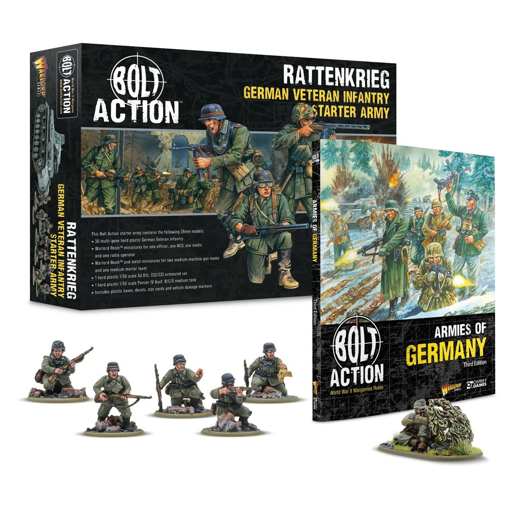 Bolt Action Rattenkrieg German Vet. Infantry Starter Army