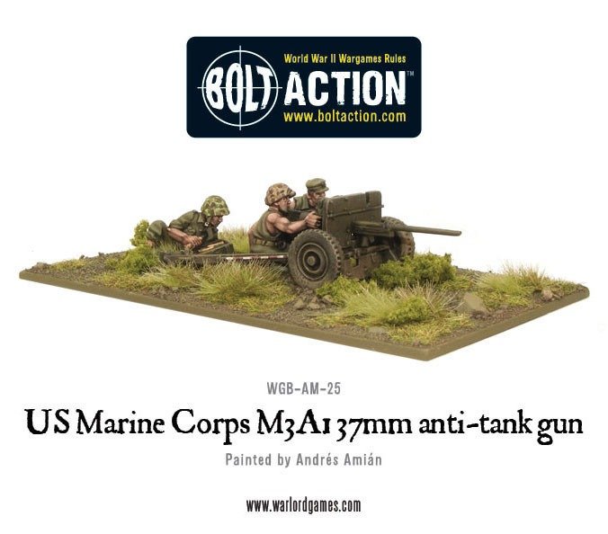 Bolt Action: USMC M3A1 37mm Anti-Tank Gun