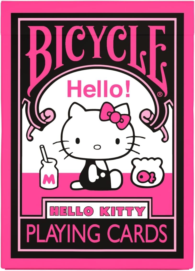 Bicycle Playing Cards: Hello Kitty (Black & Pink) (U)