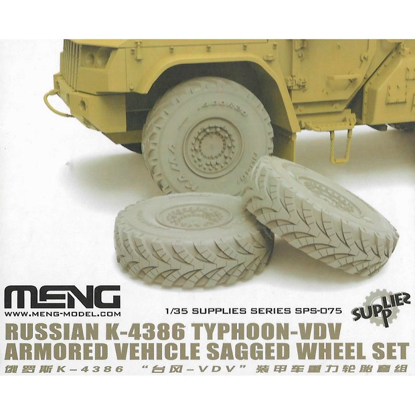Sagged Wheel Set for Russian K-4386 Typhoon-VDV