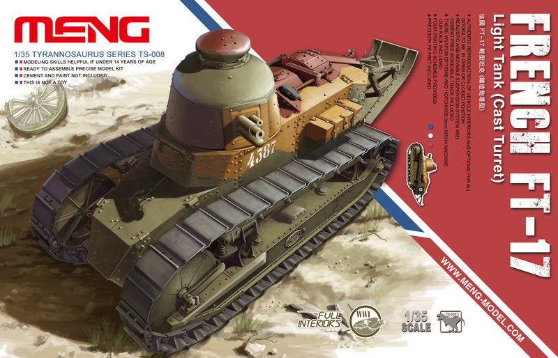French FT-17 Light Tank (Cast Turret)
