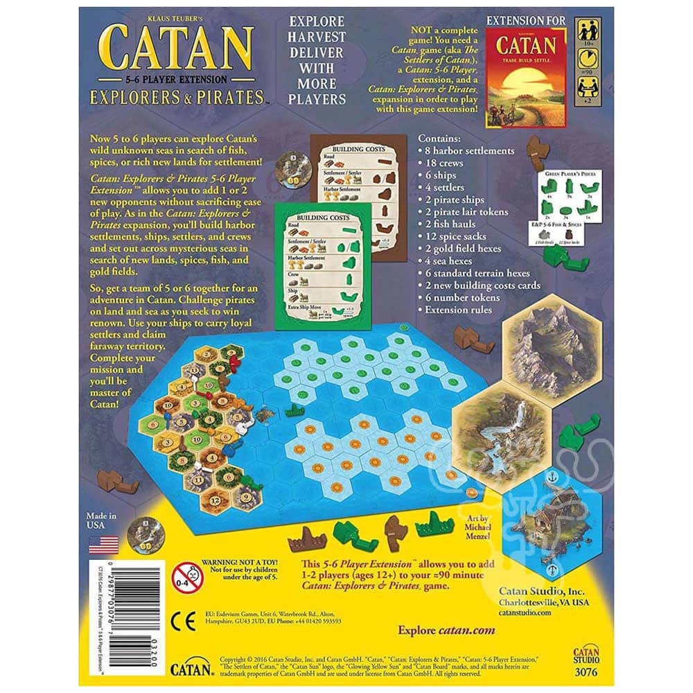 Catan Explorers & Pirates 5-6 Player Extension (F)