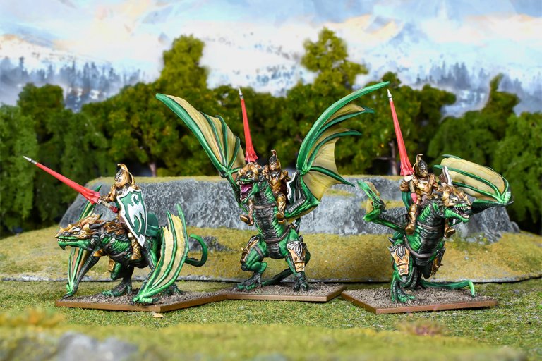 Kings Of War: Elven Drakon Riders