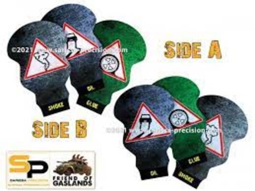 Gaslands Effects Template Set 3