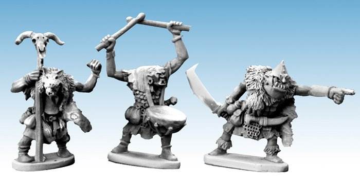 Oathmark: Great Goblin, Shaman, & Drummer