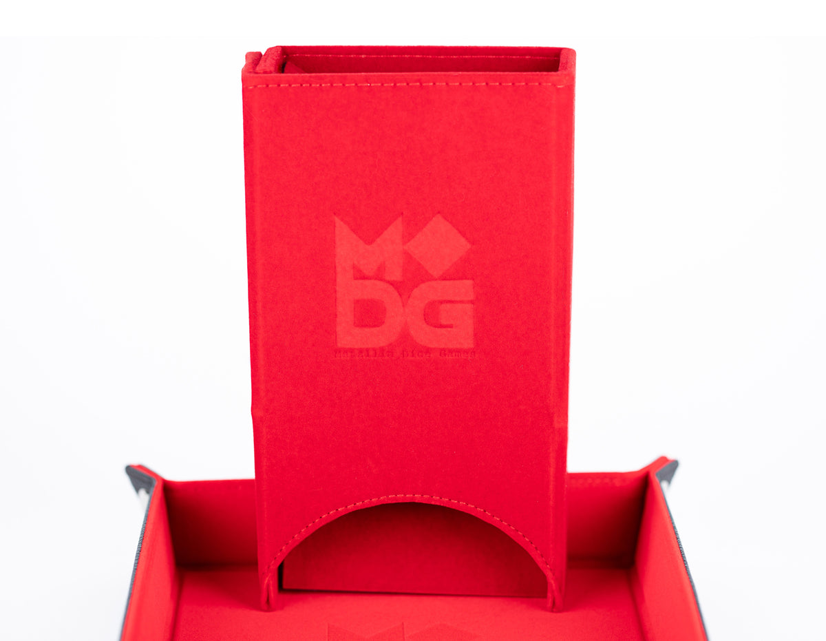 Fold-Up Dice Tower - Red