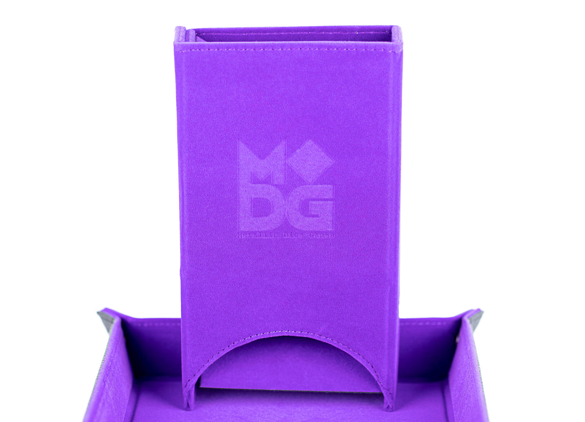 Fold-Up Dice Tower - Purple