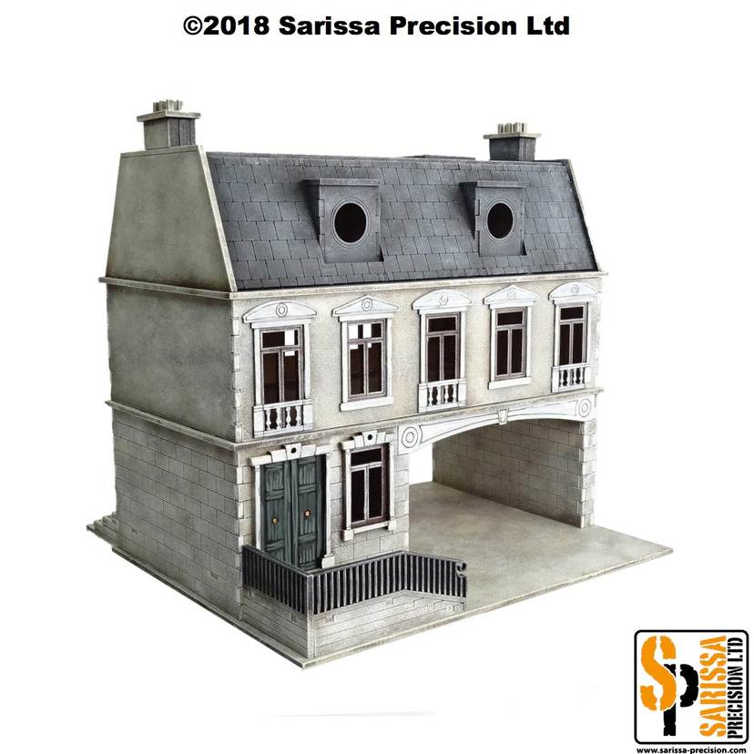 European Townhouse with Archway & Dormer Roof (28mm)