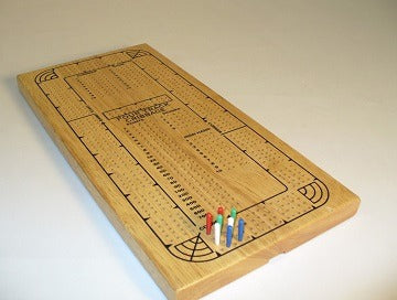 Cribbage: 4 Track Board (Wood) (U)