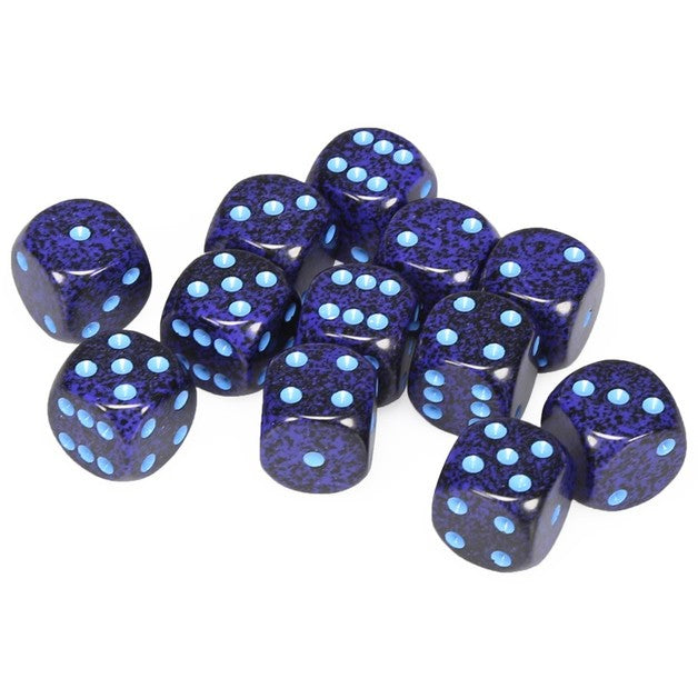 Speckled Cobalt (D6 Dice Block of 12)