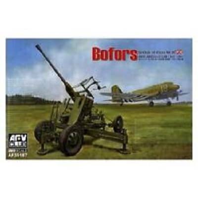British Bofors 40mm Mk. III AA Gun Late Type