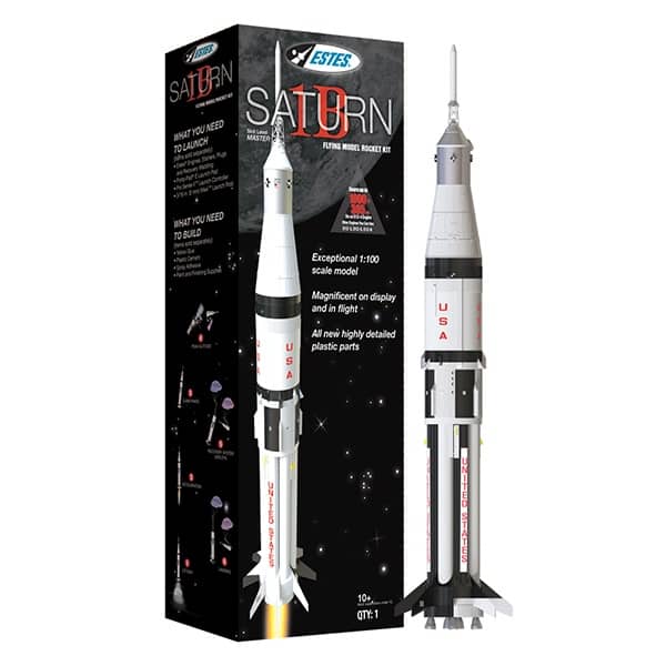 Saturn 1B Flying Model Rocket