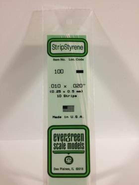 .010x.020-inch Plastic Strips