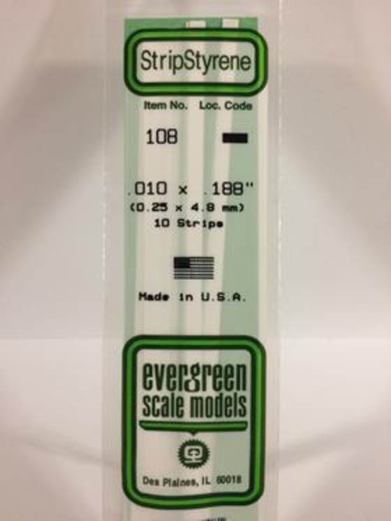 .010x.188-inch Plastic Strips