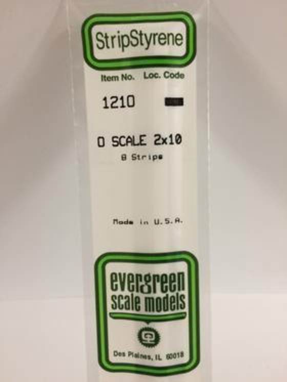 .040 x .208 O Scale Strips