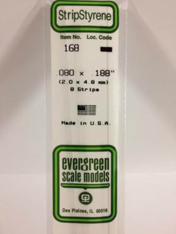 .080x.188-inch Plastic Strips