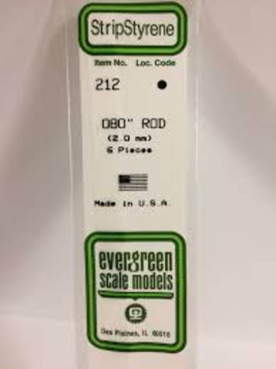.080-inch Round Rods