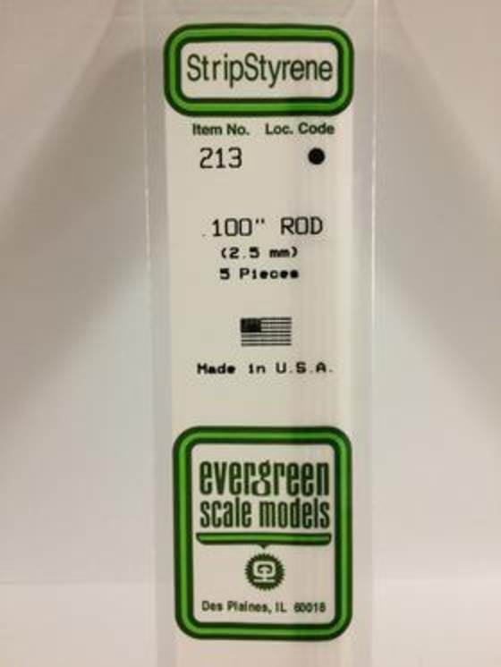 .100-inch Plastic Rods
