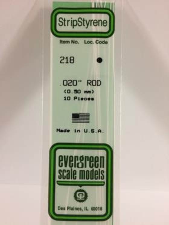 .020-inch Plastic Rods