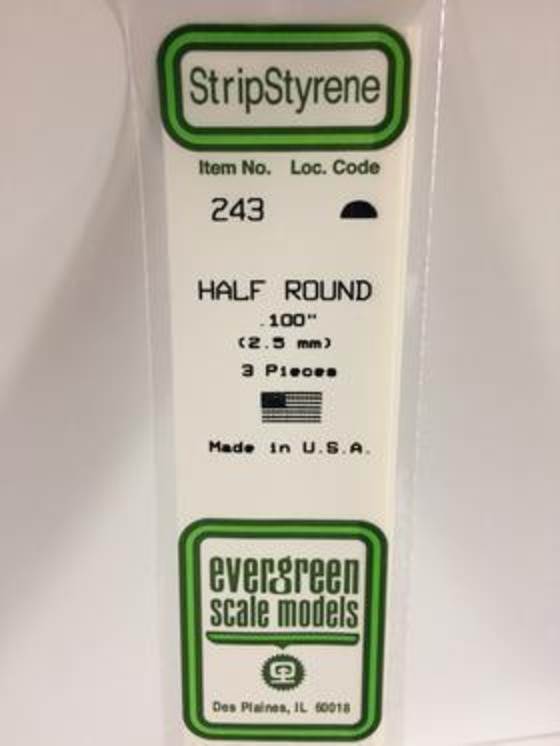 .100-inch Half Round