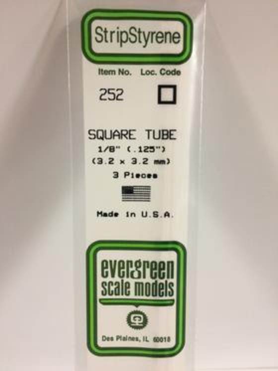 .125-inch Square Tube