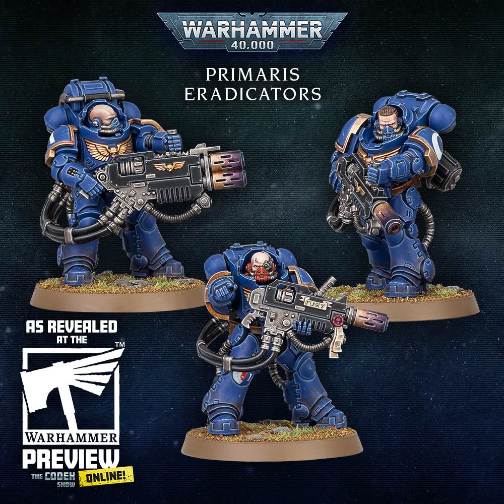 Space Marines Primaris Eradicators