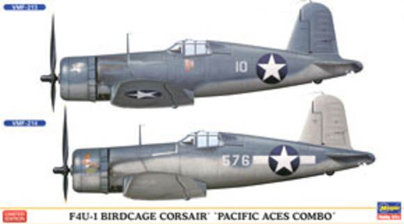 F4U-1 Birdcage Corsair Pacific Aces Combo
