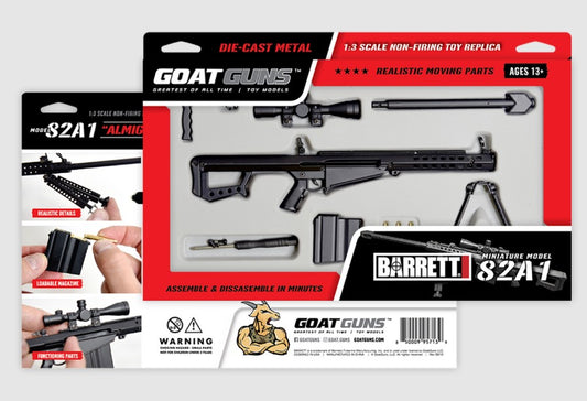 Barrett 82A1 .50 Cal. Metal Diecast Assembly Model Kit