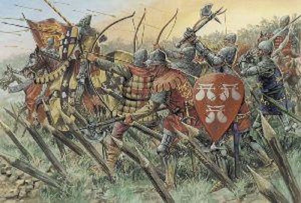 English Knights and Archers: 100 Years War