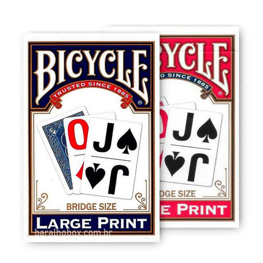 Bicycle Bridge Size Large Print Playing Cards