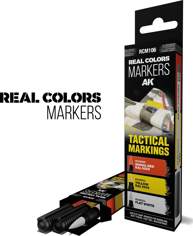 AK Real Colors Markers Set of 3 - Tactical Markings