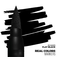 Real Color Markers: Flat Black