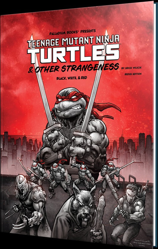 TMNT & Other Strangeness (Black White & Red version)