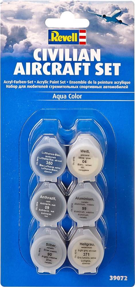 Revell Paint: Civilian Aircraft Set
