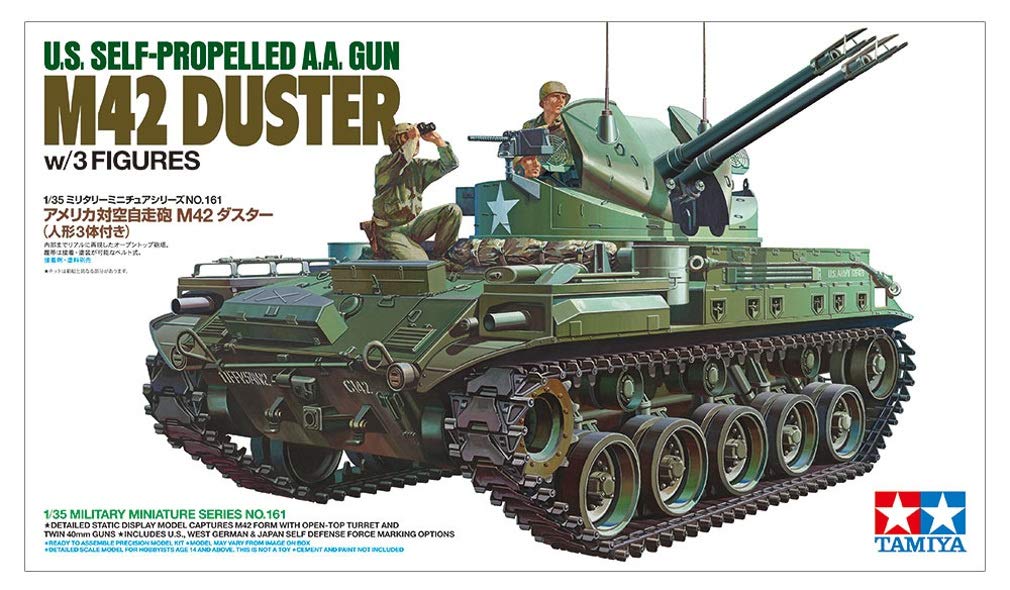 M42 Duster Self-Propelled AA Gun w/ 3 Figures