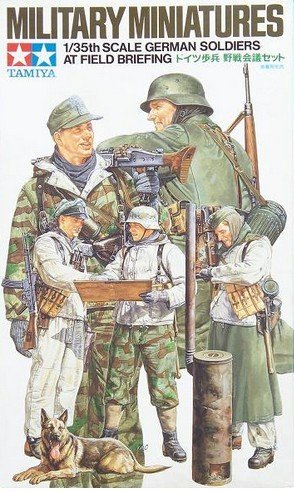German Soldiers at Field Briefing