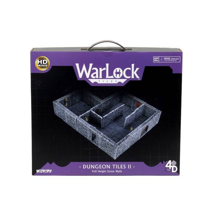 Warlock Tiles: Dungeon Tiles II Full Height Stone Walls