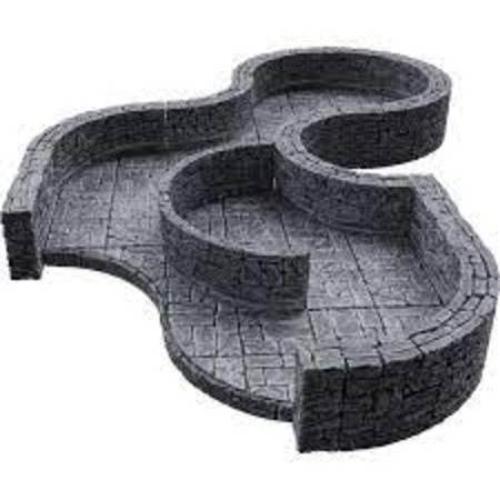 Warlock Tiles: Dungeon Tiles- 1" Angles and Curves Expansion