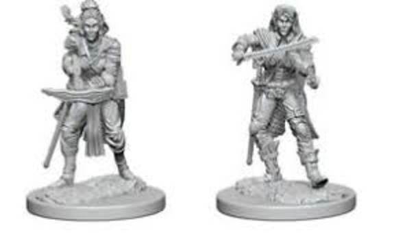 Pathfinder Unpainted Minis: Elf Female Bard