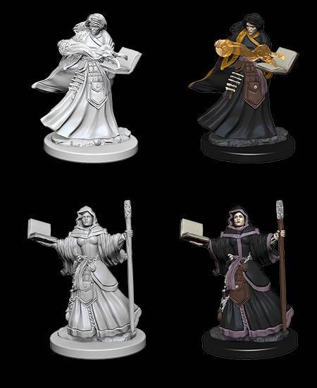 D&D Unpainted Minis: Human Female Wizard