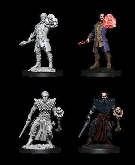 D&D Unpainted Minis: Human Male Warlock