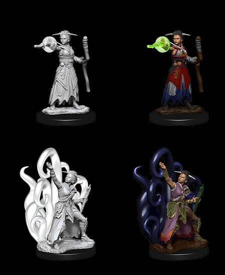 D&D Unpainted Minis: Human Female Warlock