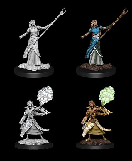 D&D Unpainted Minis: Female Elf Sorcerer