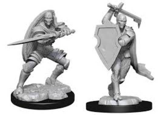 Pathfinder Unpainted Mini: Warforged Fighter – Imperial Hobbies